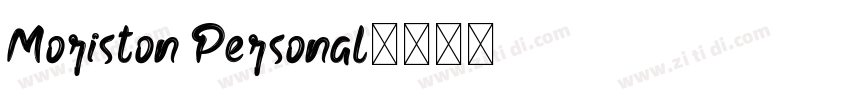 Moriston Personal字体转换